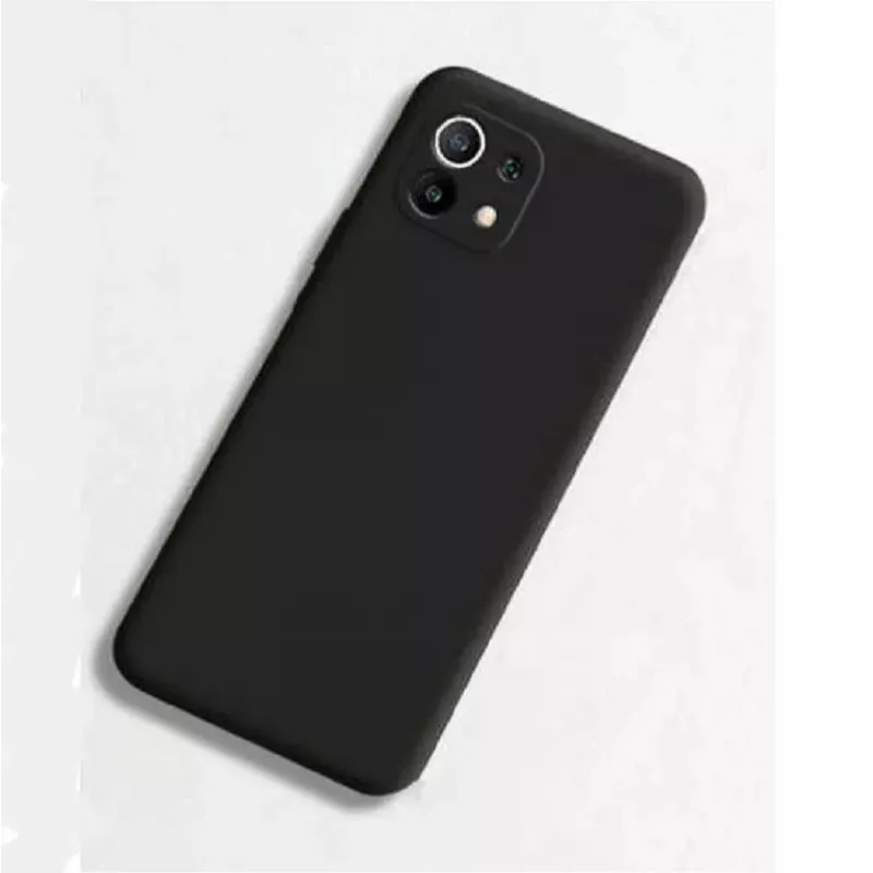 Evelatus Xiaomi Mi 11 Lite / 11 Lite 5G / 11 Lite 5G NE Nano Silicone Case Soft Touch TPU Black