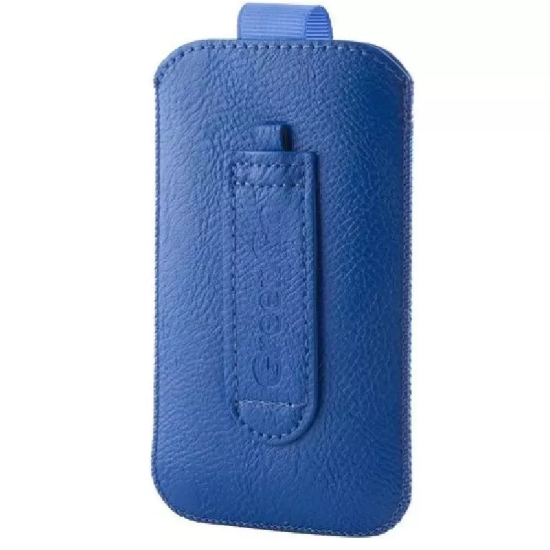 GreenGo Samsung Galaxy Note 2 Mono XXXXL Flip Case Blau