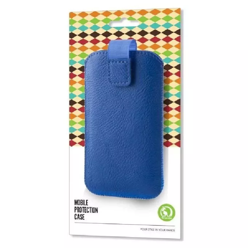 GreenGo Samsung Galaxy Note 2 Mono XXXXL Flip Case Blau