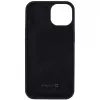 Evelatus Apple iPhone 13 Premium Soft Touch Silikonhülle Schwarz