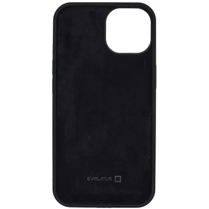 Evelatus Apple iPhone 13 Premium Soft Touch Silikonhülle Schwarz