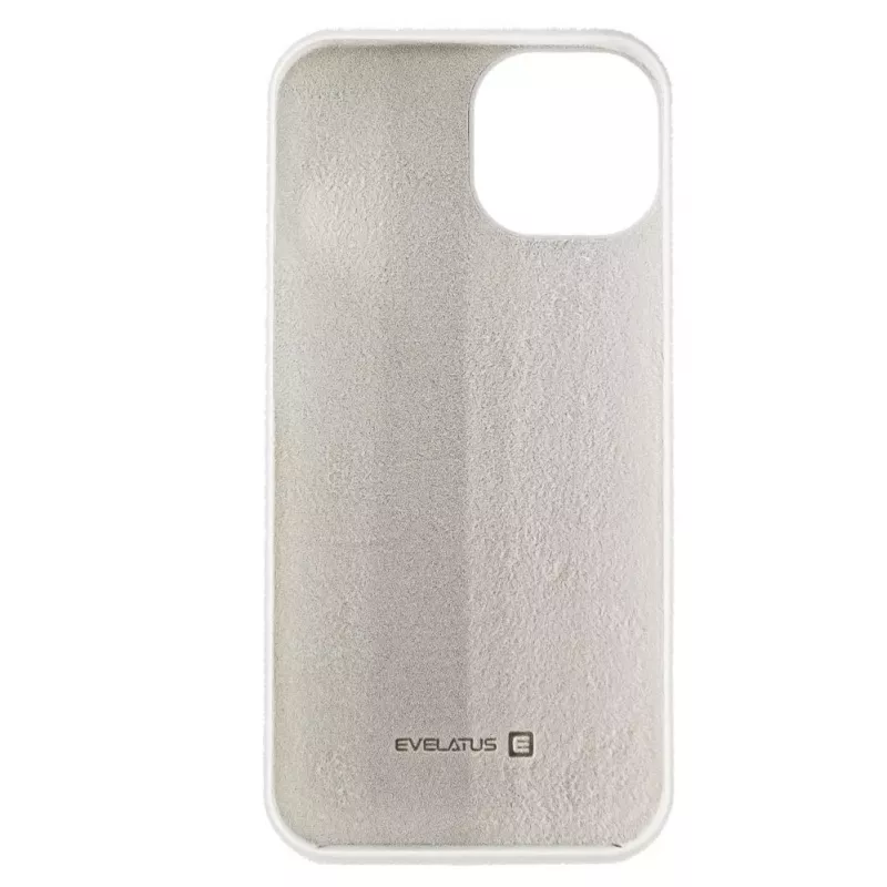 Evelatus Apple iPhone 13 Pro Premium Soft Touch Silikonhülle Weiß