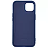 Evelatus Apple iPhone 13 Pro Max Premium Soft Touch Silikonhülle Kobaltblau