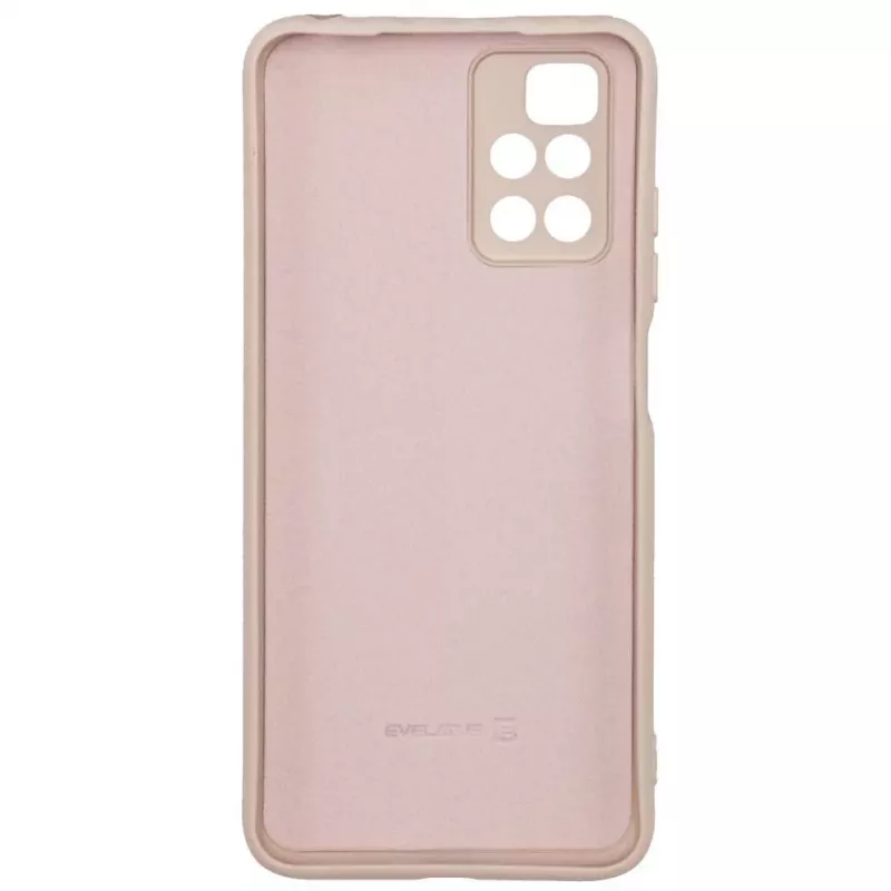 Evelatus Nano Silicone Case Soft Touch TPU für Xiaomi Redmi 10, Beige