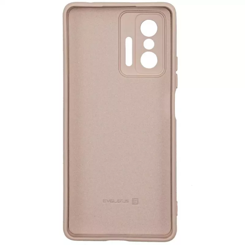 Evelatus Nano Silicone Case Soft Touch TPU für Xiaomi 11T / 11T Pro - Beige