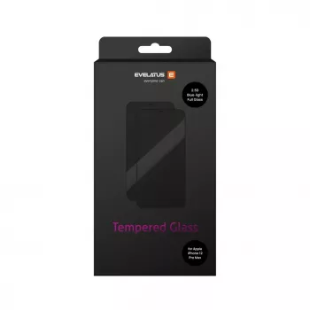 EVELATUS Anti-Blue 2.5D Full Cover Japan Glue Glass Screen Protector für Apple iPhone 12 Pro Max