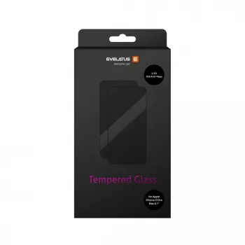 Evelatus Apple iPhone 13 Pro Max 6.7 Zoll Privacy 2.5D Silk Full Cover Japan Glue Anti-Static Black