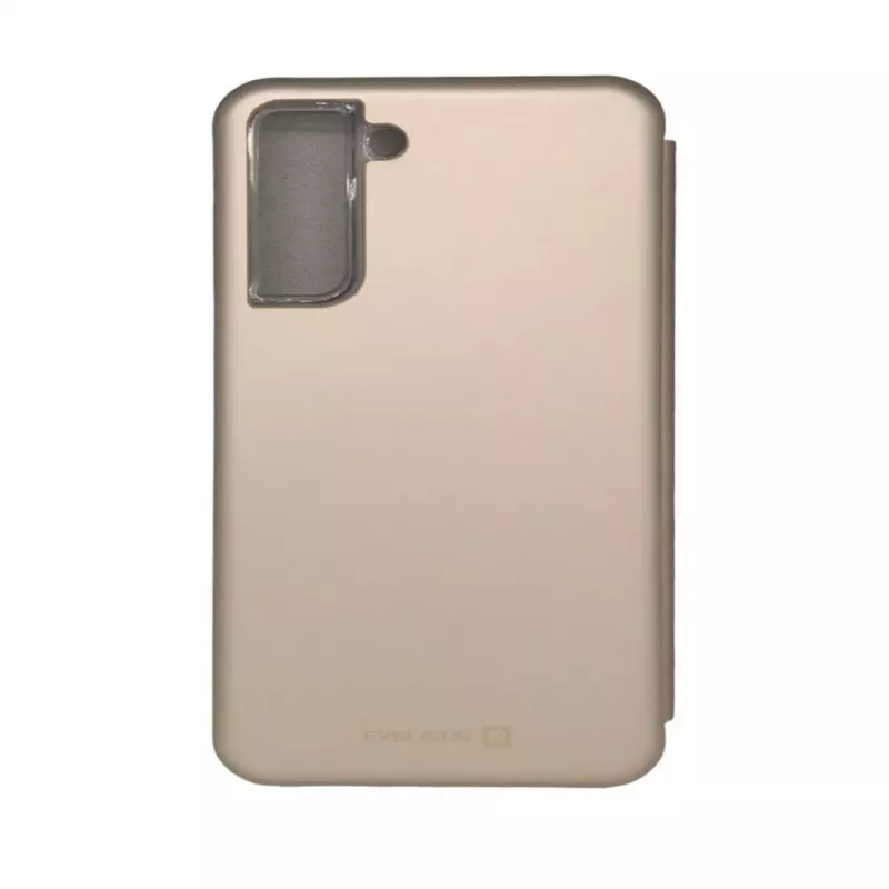 Evelatus Samsung Galaxy S21 FE Book Case Gold