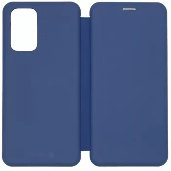 Evelatus Book Case für Xiaomi 12 Pro, Dunkelblau, PU-Leder, TPU-Schale, Magnetverschluss, Kartenfächer, Standfunktion