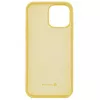 Evelatus Apple iPhone 12 Pro Max Premium Soft Touch Silicone Case Gelb