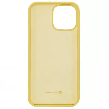 Evelatus Apple iPhone 12 Pro Max Premium Soft Touch Silicone Case Gelb