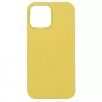 Evelatus Apple iPhone 12 Pro Max Premium Soft Touch Silicone Case Gelb