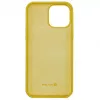 Evelatus Apple iPhone 13 Pro Max Premium Soft Touch Silicone Case Gelb