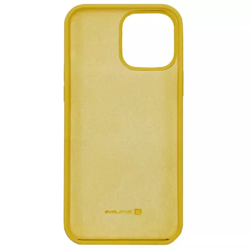Evelatus Apple iPhone 13 Pro Max Premium Soft Touch Silicone Case Gelb