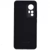 Evelatus Xiaomi 12 Pro Premium Soft Touch Silikonhülle Schwarz