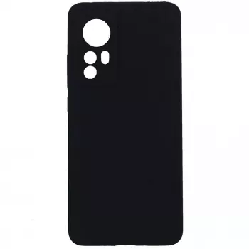 Evelatus Xiaomi 12 Pro Premium Soft Touch Silikonhülle Schwarz