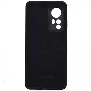 Evelatus Premium Soft Touch Silicone Case für Xiaomi 12 / 12X - Schwarz