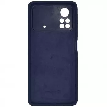Evelatus Xiaomi Poco X4 Pro 5G Premium Soft Touch Silicone Case Blau