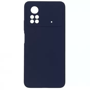 Evelatus Xiaomi Poco X4 Pro 5G Premium Soft Touch Silicone Case Blau