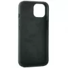 Evelatus Apple iPhone 14 6.1 Premium Soft Touch Silikonhülle Dunkelgrün