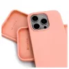 Evelatus Apple iPhone 14 Pro 6.1 Premium Soft Touch Silikonhülle Hellrosa