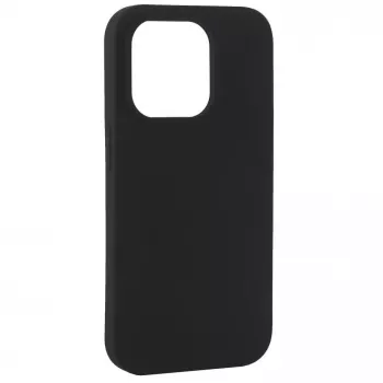 EVELATUS Premium Soft Touch Silicone Case für Apple iPhone 14 Pro Max 6,7 - Schwarz