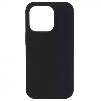 EVELATUS Premium Soft Touch Silicone Case für Apple iPhone 14 Pro Max 6,7 - Schwarz