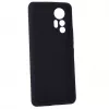 Evelatus Xiaomi 12 Lite Premium Soft Touch Silikonhülle Schwarz