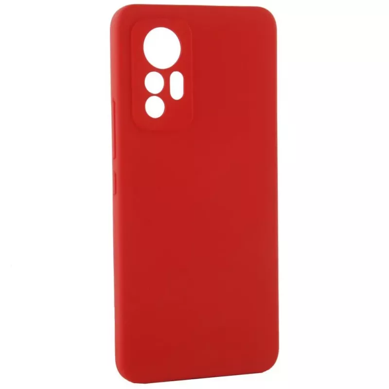 Evelatus Xiaomi 12 Lite Premium Soft Touch Silikonhülle Rot