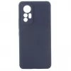 Evelatus Xiaomi 12 Lite Premium Soft Touch Silikonhülle Mitternachtsblau