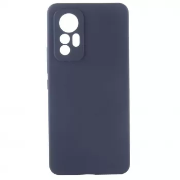 Evelatus Xiaomi 12 Lite Premium Soft Touch Silikonhülle Mitternachtsblau