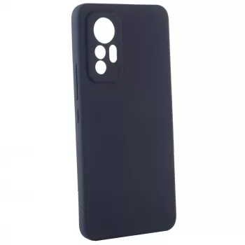 Evelatus Xiaomi 12 Lite Premium Soft Touch Silikonhülle Mitternachtsblau