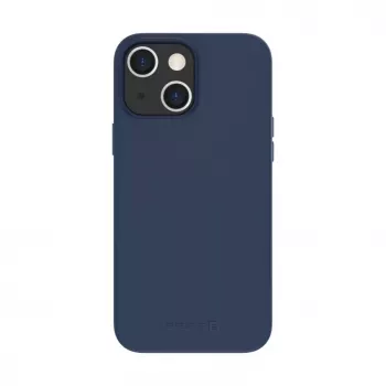 Evelatus Apple iPhone 14 Plus Genuine Leather Case with MagSafe Blau