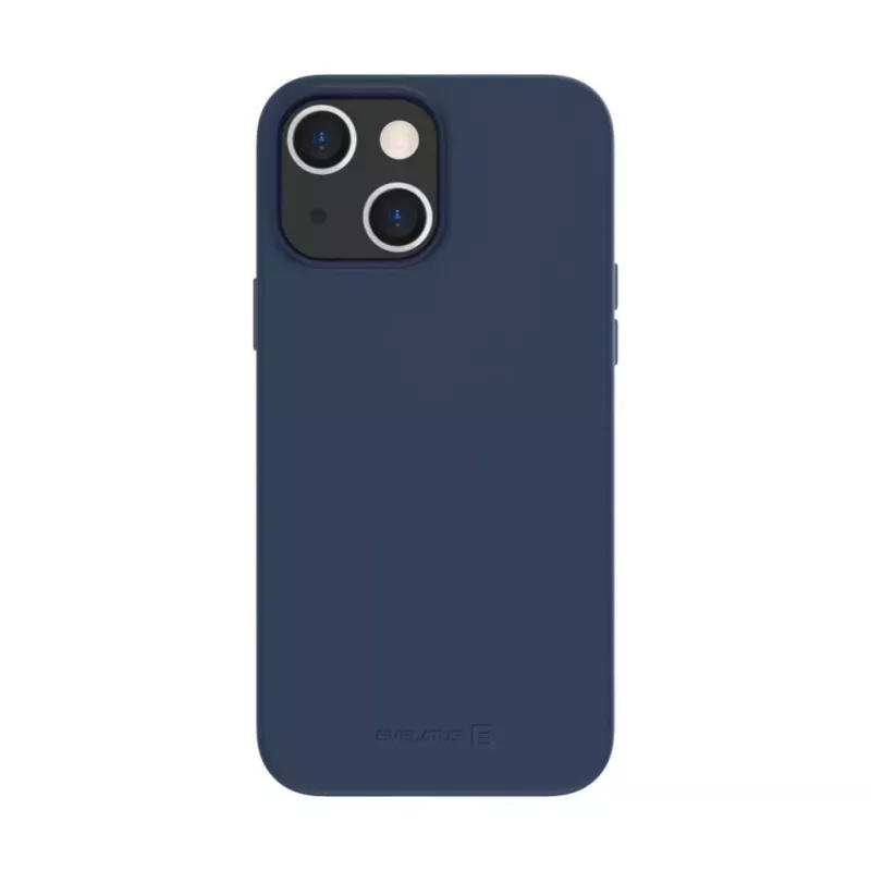 Evelatus Apple iPhone 14 Plus Genuine Leather Case with MagSafe Blau