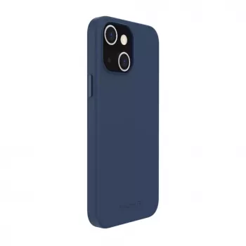 Evelatus Apple iPhone 14 Plus Genuine Leather Case with MagSafe Blau