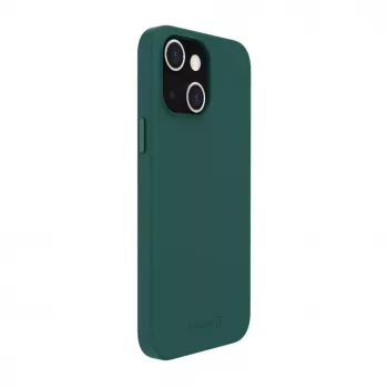 Evelatus Apple iPhone 14 Plus Echtes Leder Case mit MagSafe Dunkelgrün