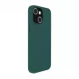 Evelatus Apple iPhone 14 Plus Echtes Leder Case mit MagSafe Dunkelgrün