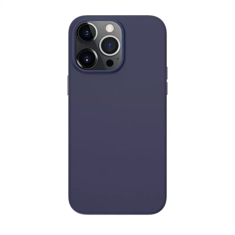 Evelatus Apple iPhone 14 Pro Max Genuine Leather Case mit MagSafe Blau