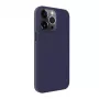 Evelatus Apple iPhone 14 Pro Max Genuine Leather Case mit MagSafe Blau
