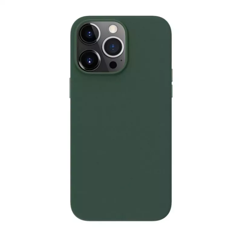 Evelatus Apple iPhone 14 Pro Max Genuine Leather Case mit MagSafe Dunkelgrün