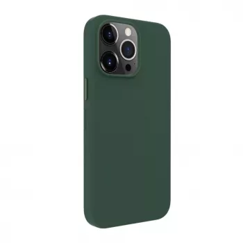 Evelatus Apple iPhone 14 Pro Max Genuine Leather Case mit MagSafe Dunkelgrün