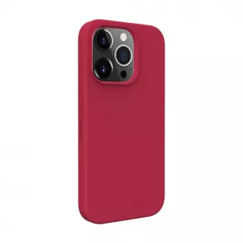 Evelatus Apple iPhone 14 Pro 6.1 Premium Soft Touch Silikonhülle Rot