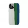 Evelatus Apple iPhone 14 Silikonhülle Mehrfarbig Grün