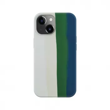 Evelatus Apple iPhone 14 Silikonhülle Mehrfarbig Grün