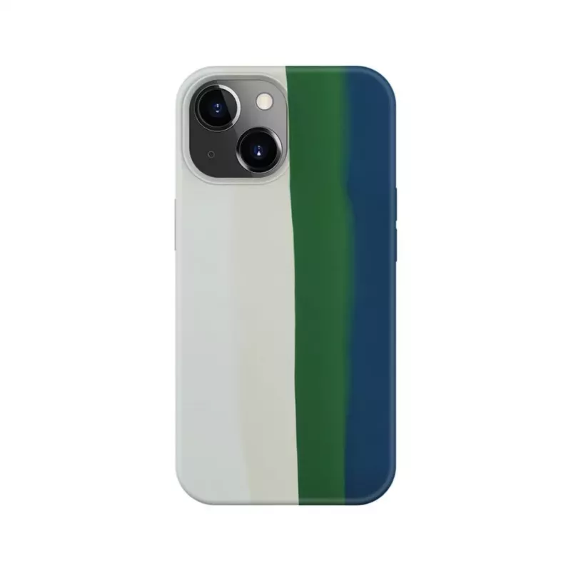 Evelatus Apple iPhone 14 Silikonhülle Mehrfarbig Grün
