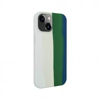 Evelatus Apple iPhone 14 Silikonhülle Mehrfarbig Grün