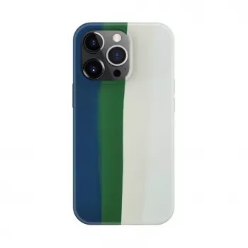 Evelatus Apple iPhone 14 Pro Silikonhülle Mehrfarbig Grün