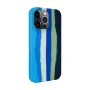 Evelatus Apple iPhone 14 Pro Max Silikonhülle Mehrfarbig Blau