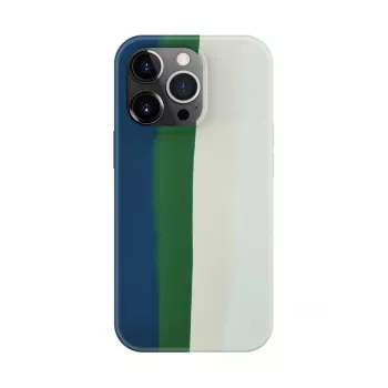 Evelatus Apple iPhone 14 Pro Max Silikonhülle Mehrfarbig Grün
