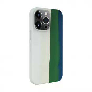 Evelatus Apple iPhone 14 Pro Max Silikonhülle Mehrfarbig Grün
